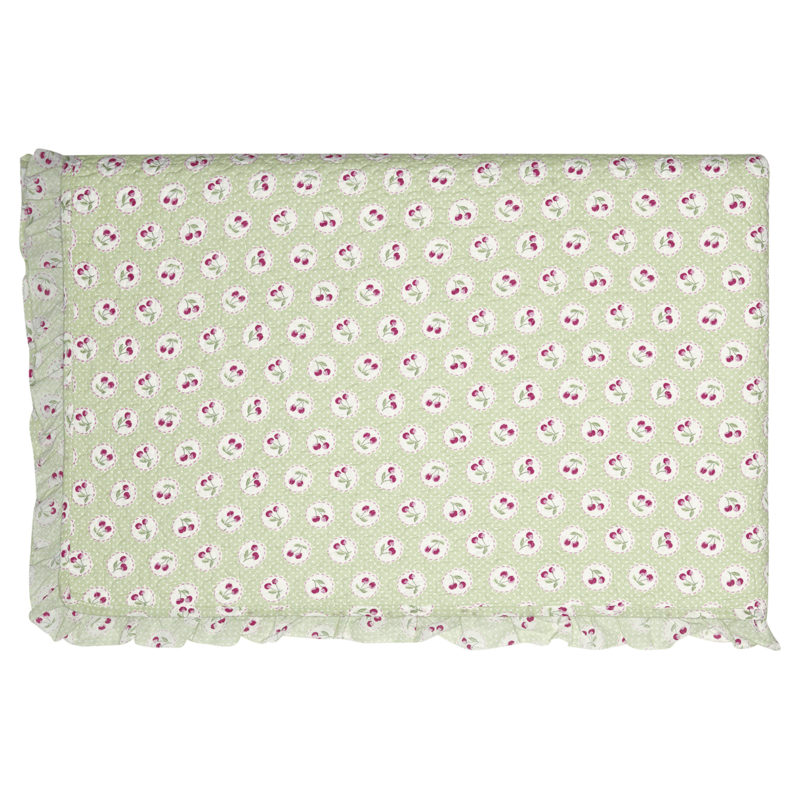 GreenGate Quiltdecke Cherry berry green