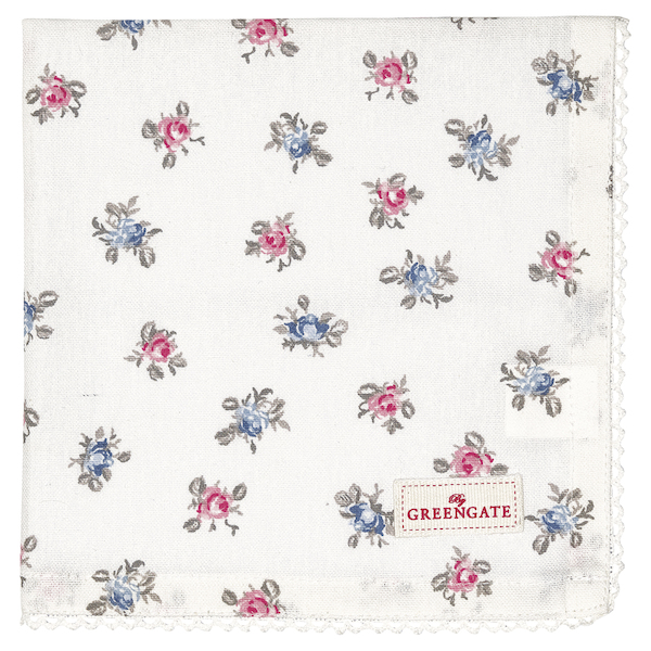 GreenGate Serviette Hailey petit white