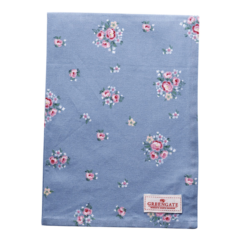 GreenGate Geschirr- und Tischtuch, Nicoline dusty blue