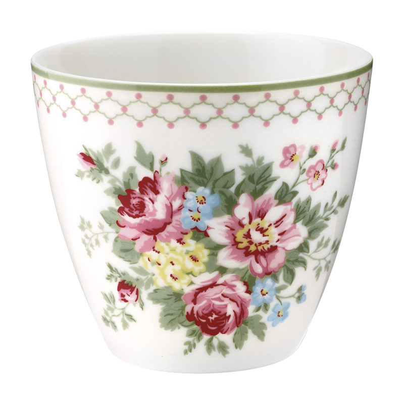 GreenGate Latte Cup, Aurelia white